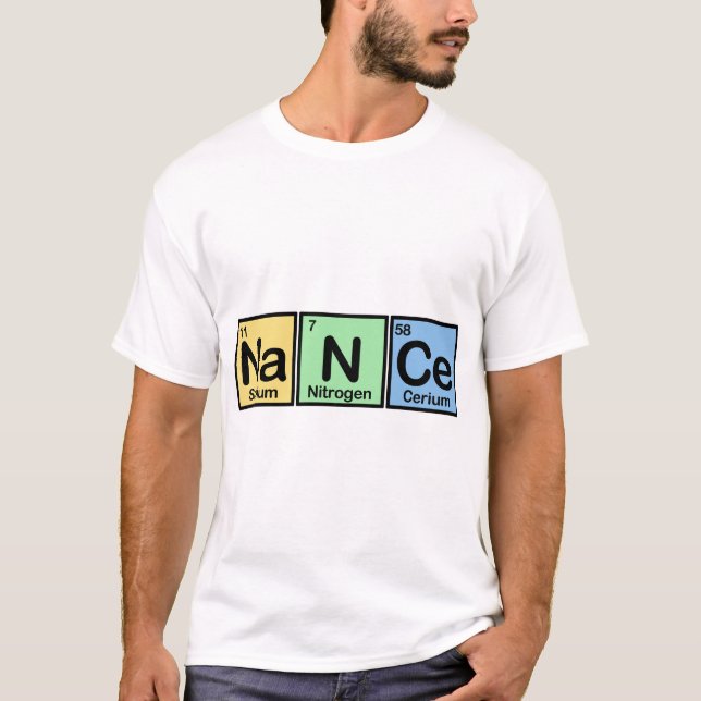 T-shirt Nance a fait des éléments (Devant)