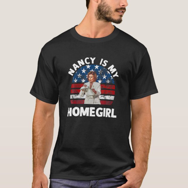 T-shirt Nancy Est Ma Femme Pelosi Éliminer Le Discours Des (Devant)