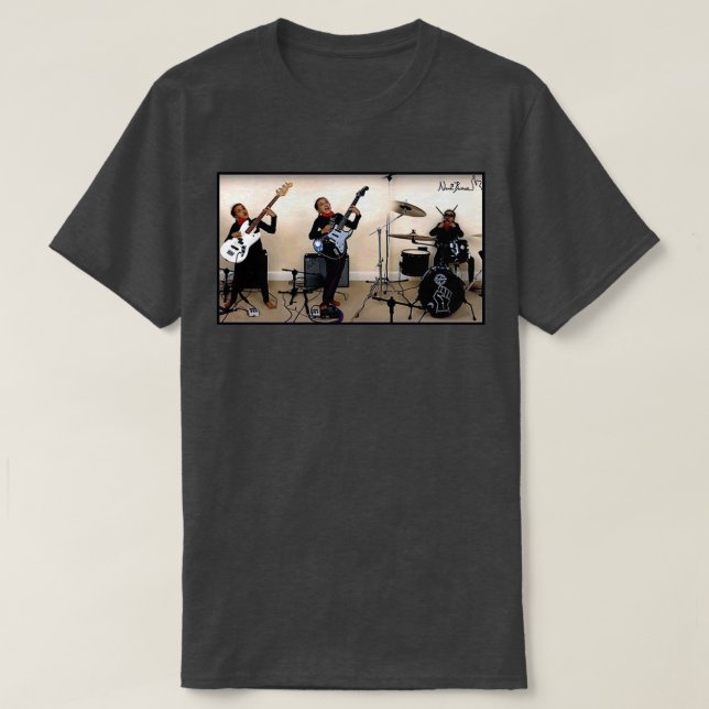 T-shirt nandi bushell sur rock  (Design devant)