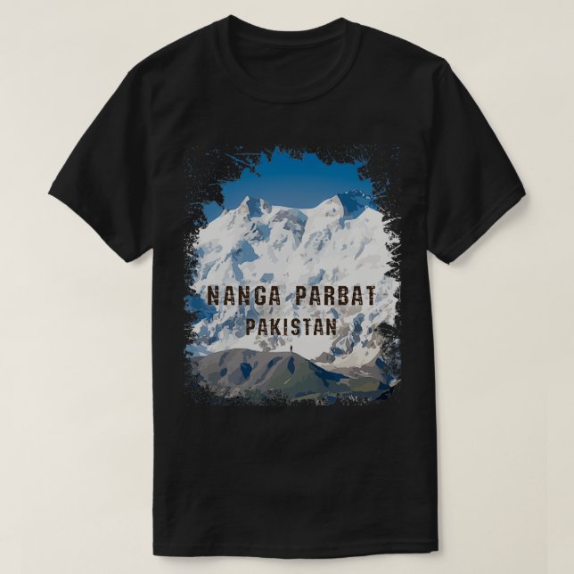 T-shirt Nanga Parbat Pakistan (Design devant)