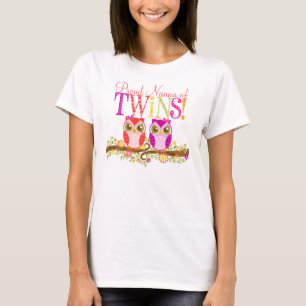 T-shirt Nanna fier des jumeaux ! Chemise mignonne de