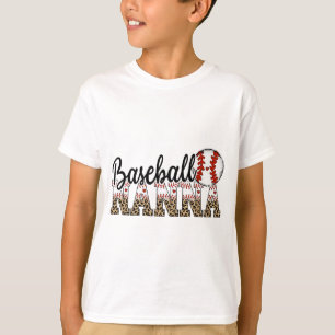 T-shirt Nanna Women Ballpark Nanna Baseball Maman Mères Da