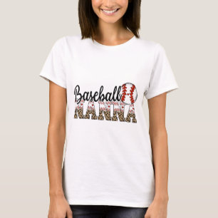 T-shirt Nanna Women Ballpark Nanna Baseball Maman Mères Da