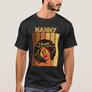T-shirt Nanny afro-américaine Pride femmes Black Hist