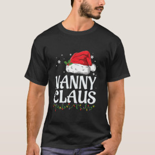 T-shirt Nanny Claus Groupe Famille de Noël Correspondant P