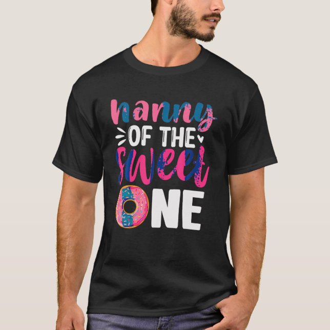 T-shirt Nanny de Sweet One Premier Anniversaire de la fami (Devant)