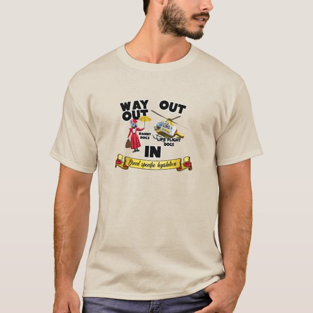T-shirt Nanny Dog vs race Législation spécifique (Devant)