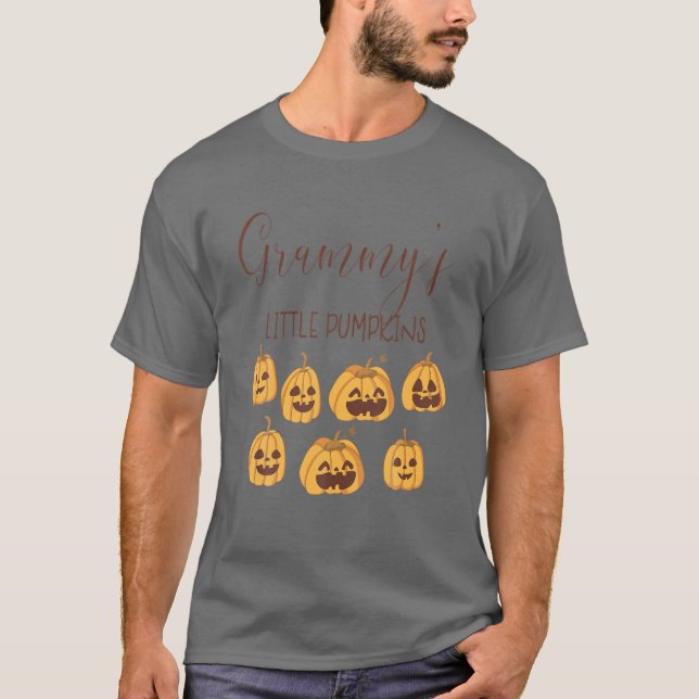 T-shirt Nanny Little Citrouilles - Drôle Citrouille (Devant)