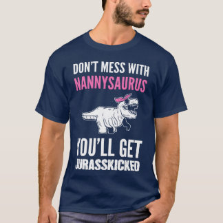 T-shirt Nannysaurus Childcare Worker Gift boy