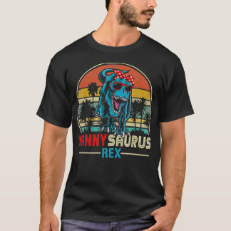 T-shirt Nannysaurus Re Meilleure famille de nounous