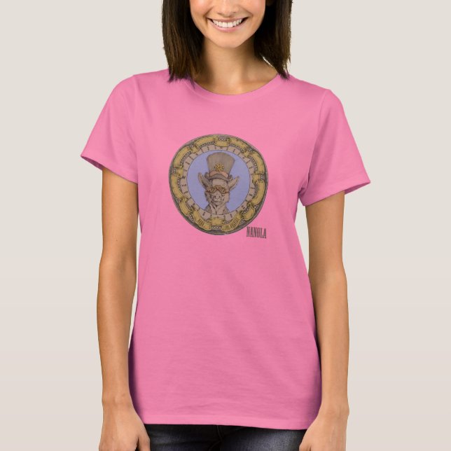 T-shirt NaNo Los Angeles Steampunk Lemur (Devant)