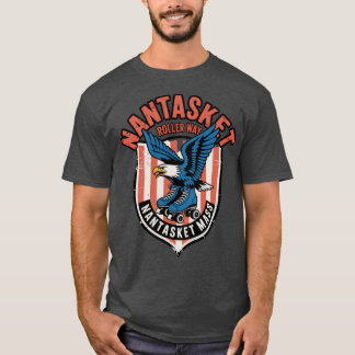 T-shirt Nantasket Rollerway Vintage Retro Roller Patinage 