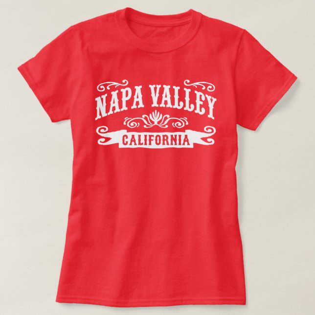 T-shirt Napa Valley California (Design devant)