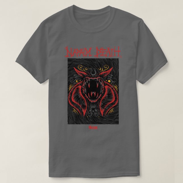 T-shirt Napalm Death king scorpions2 (Design devant)