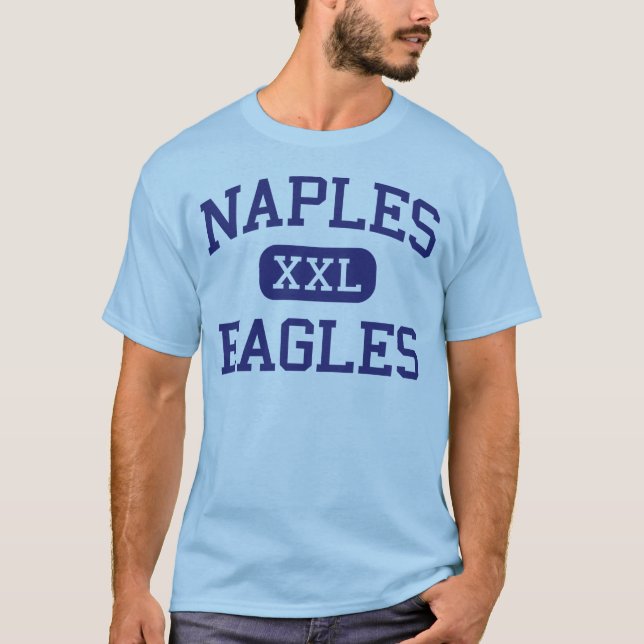 T-shirt Naples - Eagles - lycée - Naples la Floride (Devant)