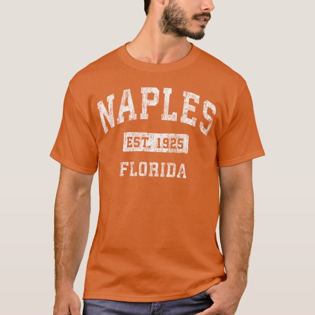 T-shirt Naples Florida Fl Established Sports gift (Devant)
