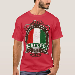 T-shirt Naples Italia Rétro Italie Design