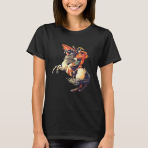 T-shirt Napoléon Bonaparte Avec Cheval Art Peinture Alpes