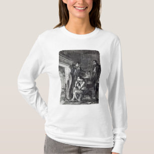T-shirt Napoléon couvant par le feu