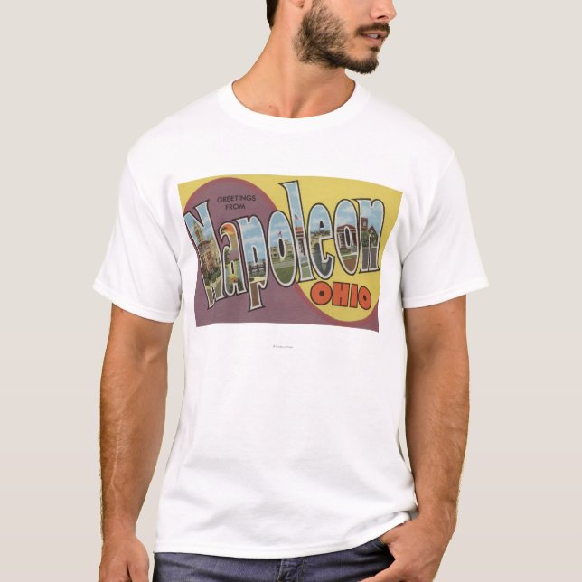 T-shirt Napoléon, Ohio - grandes scènes de lettre (Devant)