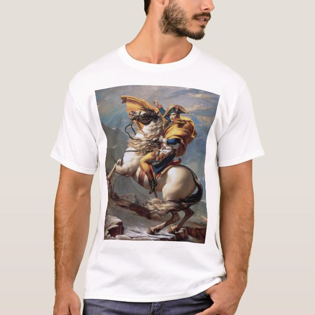 T-shirt Napoléon Traversant les Alpes, Jacques-Louis David (Devant)