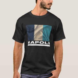 T-shirt Napoli Jersey Naples Italie Drapeau Soccer Vêtemen