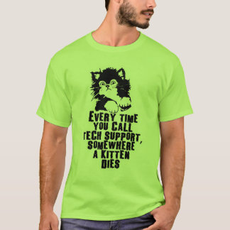T-shirt N'appelez pas le support technique