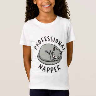 T-Shirt Nappeur professionnel Funny Chat