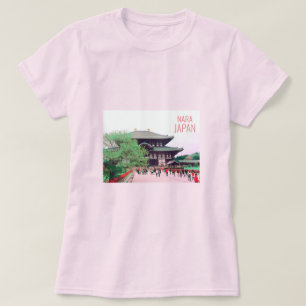 T-shirt Nara Japon célèbre temple shire voyage