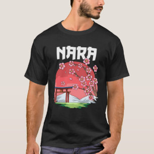 T-shirt Nara Kyokujitsuki Sakura Japon