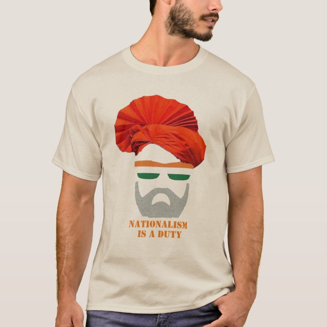 T-shirt Narendra Modi Premier ministre nationalisme indien (Devant)