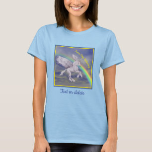 T-shirt N'arrêtez jamais de croire en vol Inspirational Un