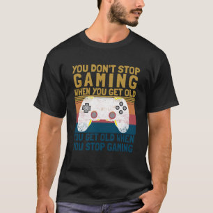 T-shirt n'arrêtez pas de jouer à marrant Noël Football Men