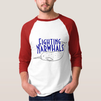 T-shirt narvalo, combat, Narwhals