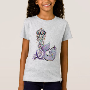 T-Shirt Narwhal Dans La Mer