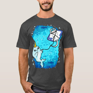 T-shirt Narwhal Flying Manta Ray Kite