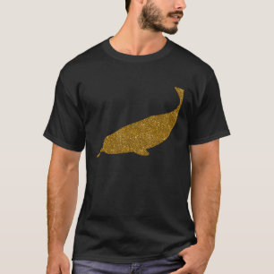 T-shirt Narwhal Pour Femmes Fille Narwhale Baleine Animal