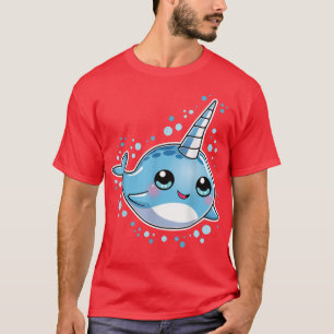 T-shirt Narwhal Unicorne De La Mer T Filles Enfants Femmes