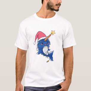 T-shirt Narwhale de Noël