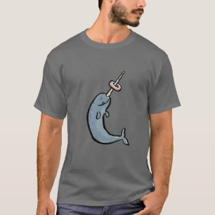 T-shirt narwhale et beignet