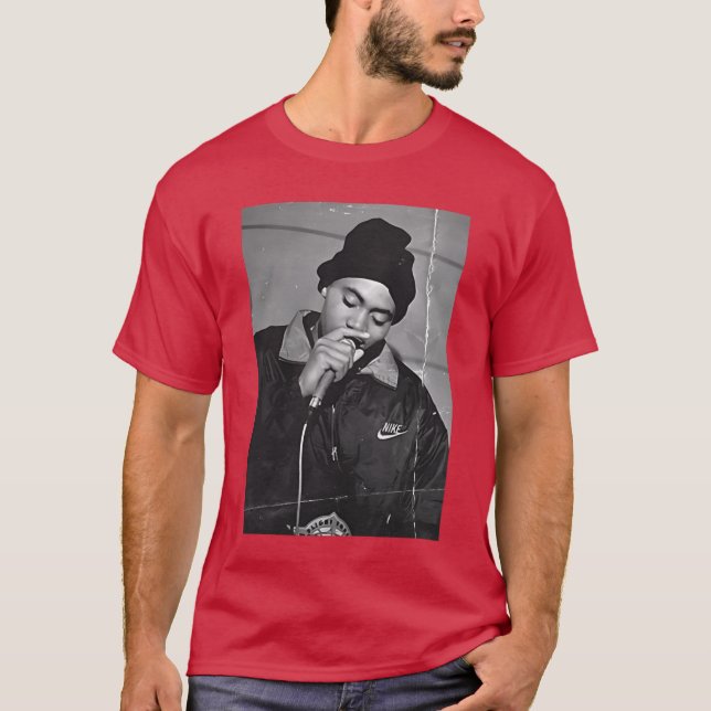 T-shirt NAS classic vintage vintage (Devant)