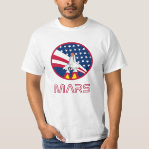 T-shirt Nasa Rocket Ship Mars Space Travel Cadeau