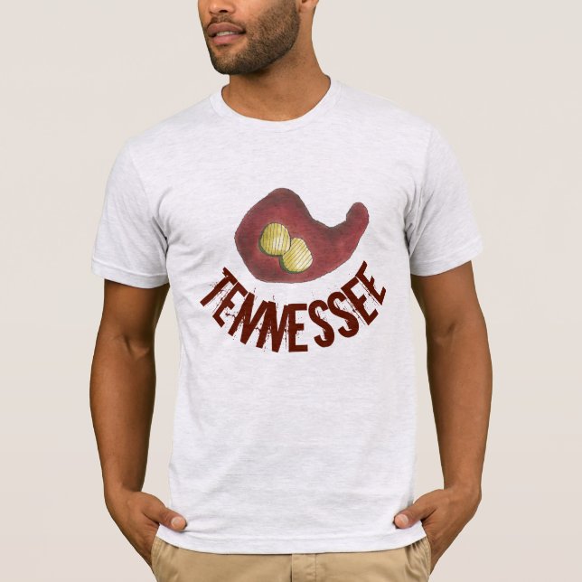 T-shirt Nashville Hot Chicken with/ Pickles TENNESSEE TN F (Devant)