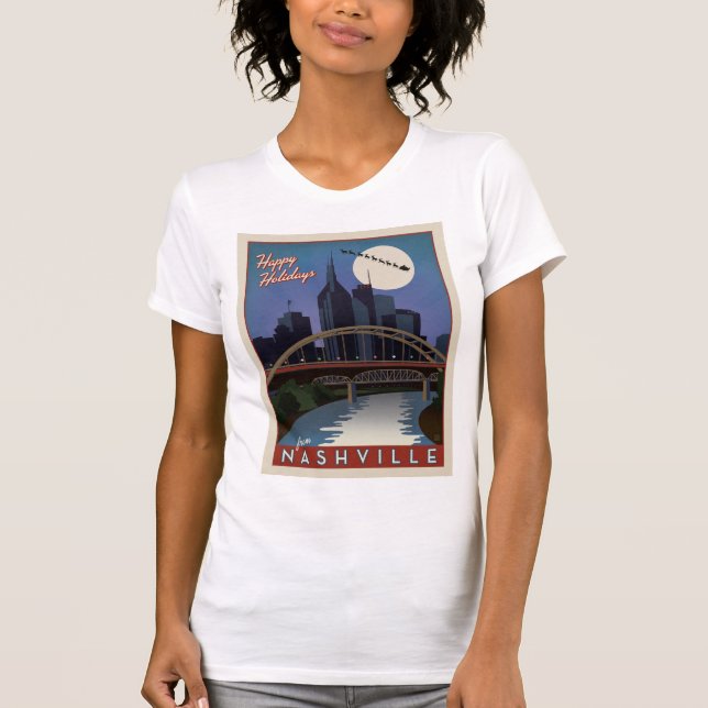 T-shirt Nashville Skyline (Devant)