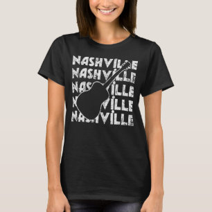 T-shirt Nashville Tennessee Country Music Retro Guitare Pl