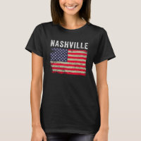 Nashville USA - Drapeau américain - Vintage