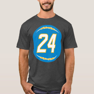 T-shirt Nasir Adderley Numéro 24 Jersey Los Angeles Charge