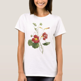 T-shirt nasturce (majus de Tropaeolum) par Redouté