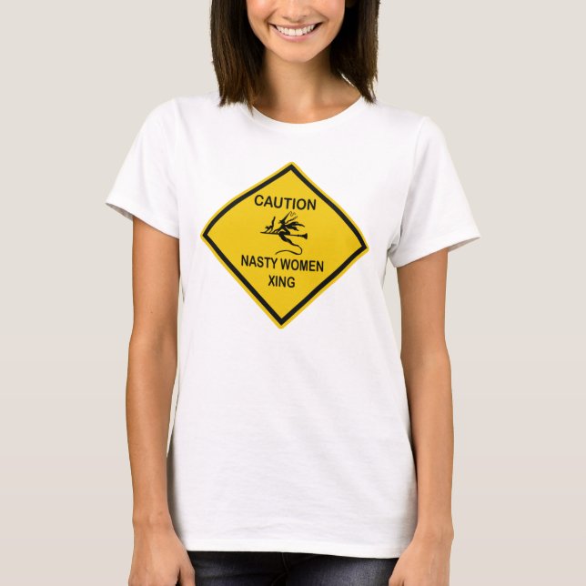 T-shirt Nasty Women Xing (Devant)