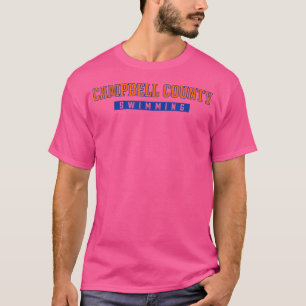 T-shirt Natation au lycée du comté de Campbell